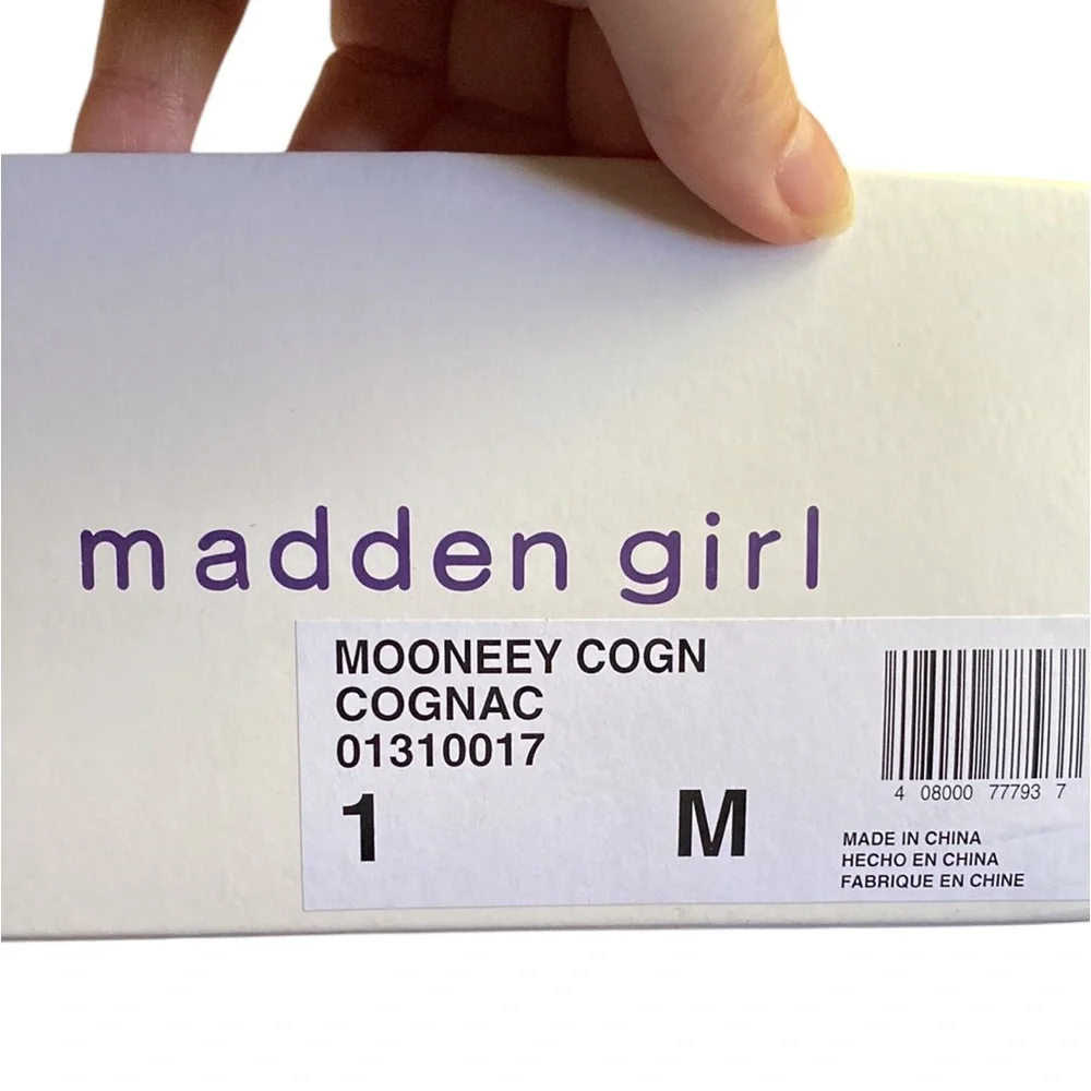 Madden Girls Mooneey cognac girls